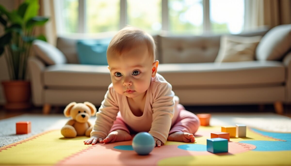 Bébé de 9 mois qui ne rampe pas : signe d'alarme ou simple étape ? Bébé de 9 mois qui ne rampe pas : signe d'alarme ou simple étape ?